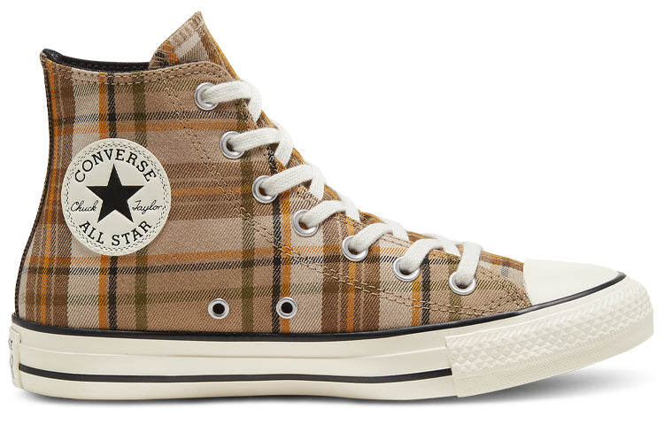 (WMNS) Chuck Taylor All Star Khaki Plaid Sneakers