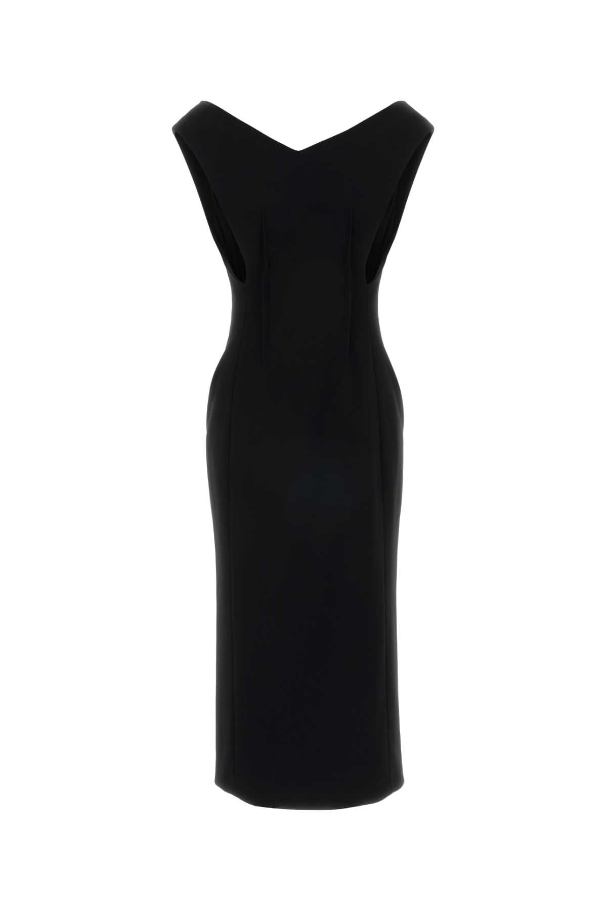 Off-Shoulder Dress — Black