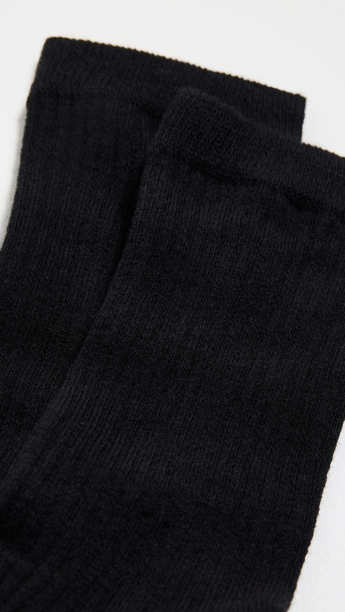 Cashmere Crew Socks Black One Size