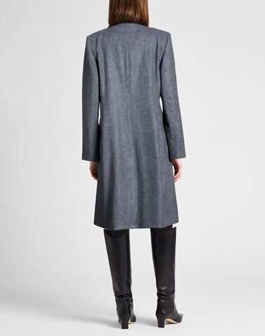Woman Coat Blue Size 8 Wool