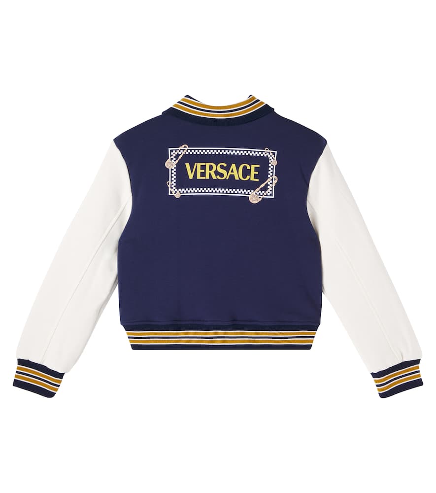 Safety Pin cotton varsity jacket