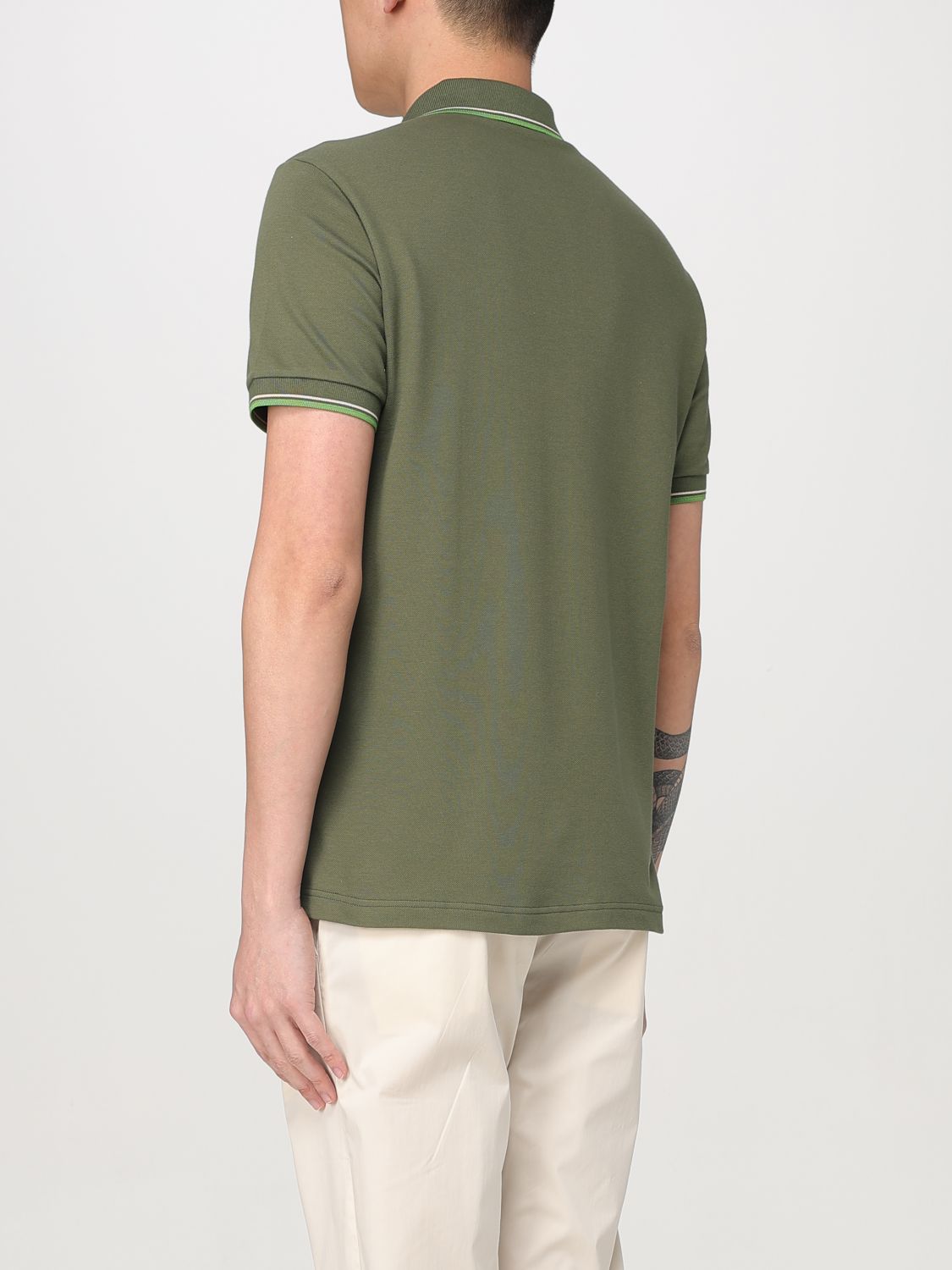 Polo Shirt Men color Military