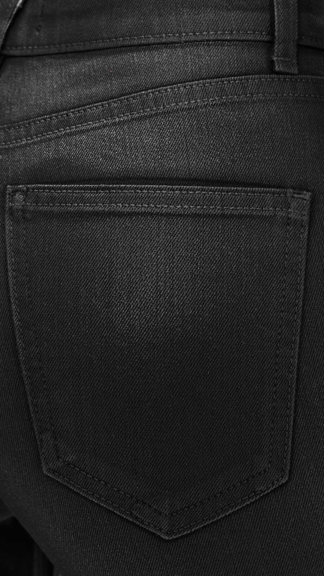 Bond Street Coated Jeans Coated Black