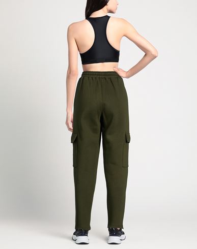 Woman Pants Military green Size L Cotton