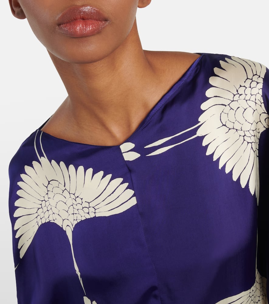 Zelma printed maxi dress