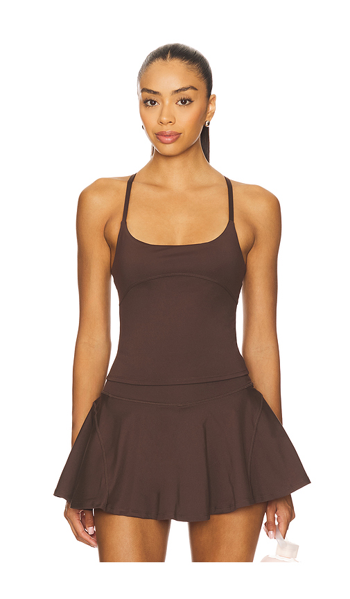 WellBeing + BeingWell MoveWell Haven Tank in Hot Fudge. XS also in L, M, S