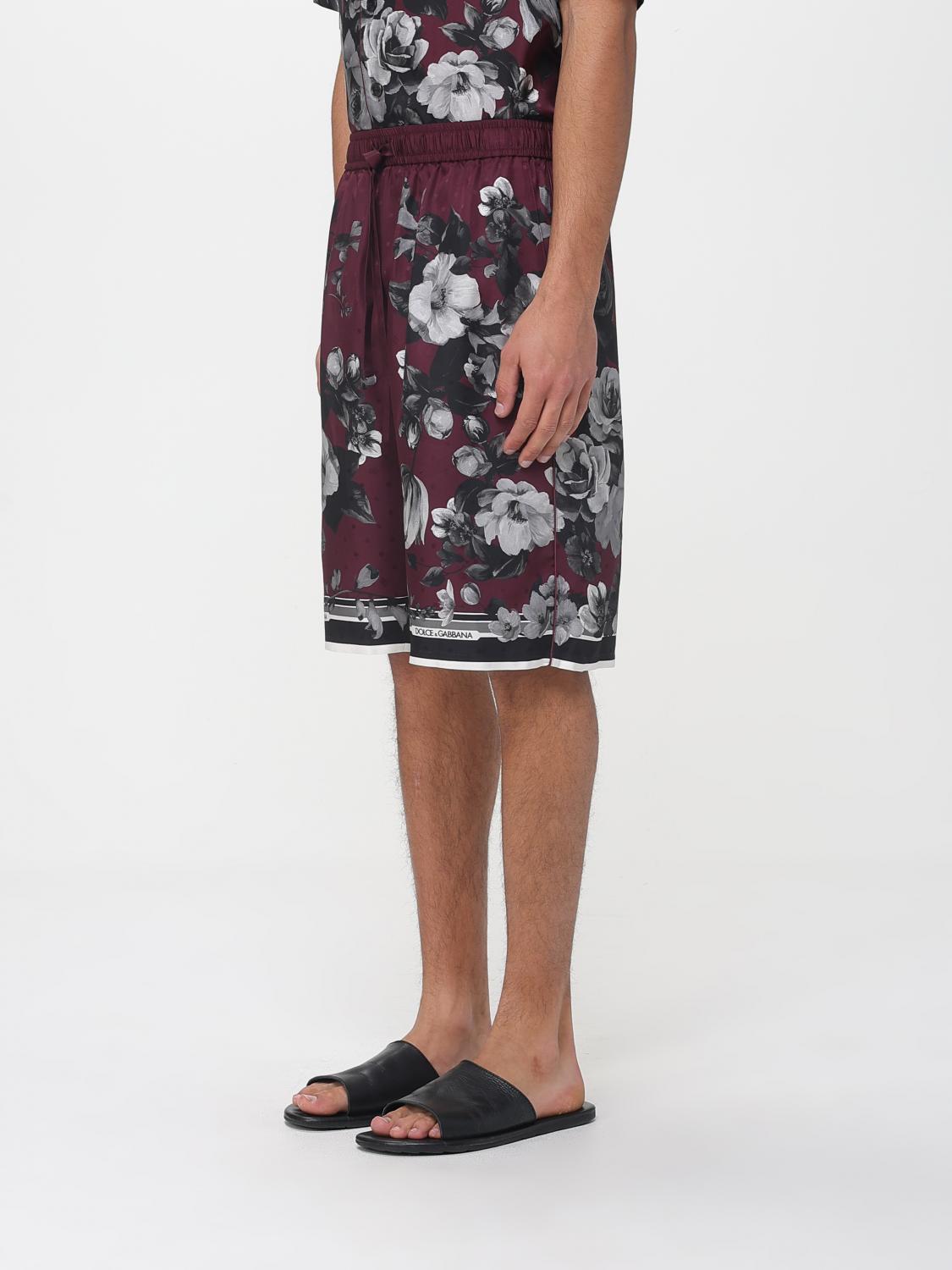 Shorts Men color Burgundy