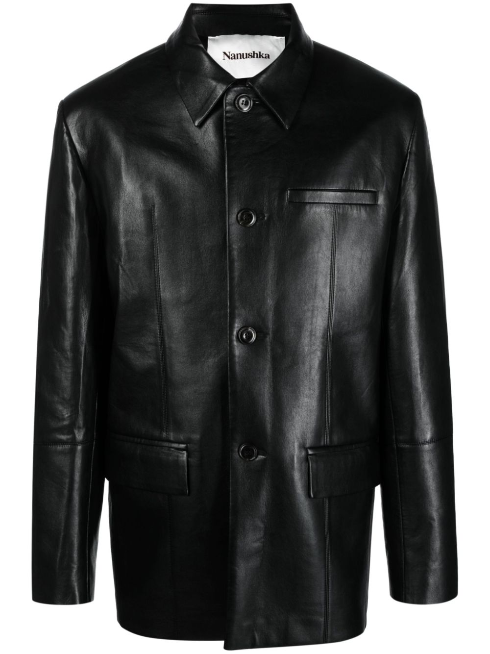 Danick leather jacket - Black