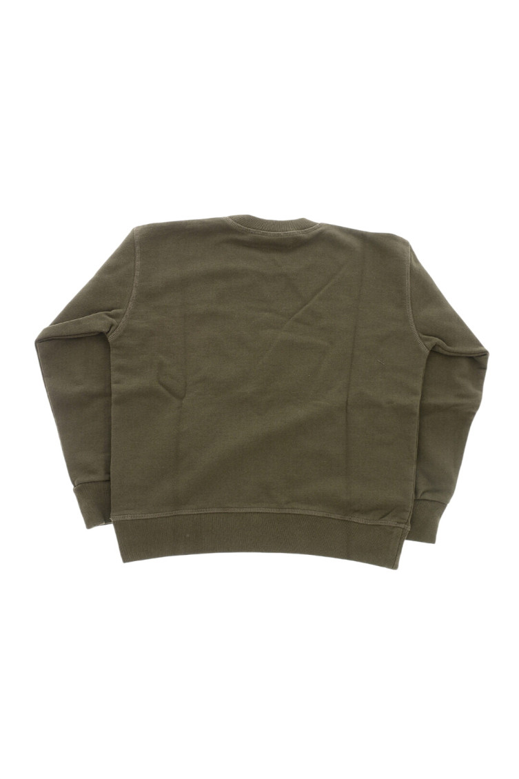 Boys Olive Logo Sweatshirt