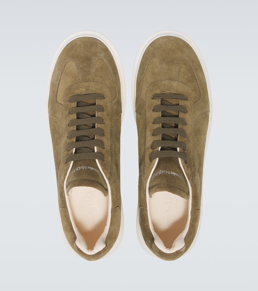 McQueen Oversized suede sneakers