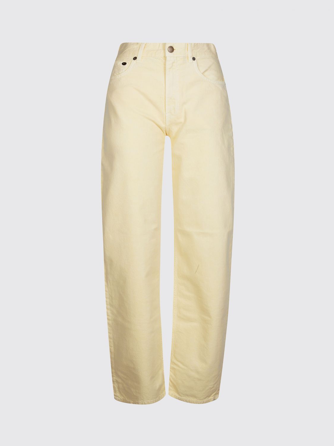 Jeans Woman color Beige