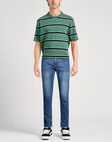 Man Jeans Blue Size 30 Organic cotton, Rubber