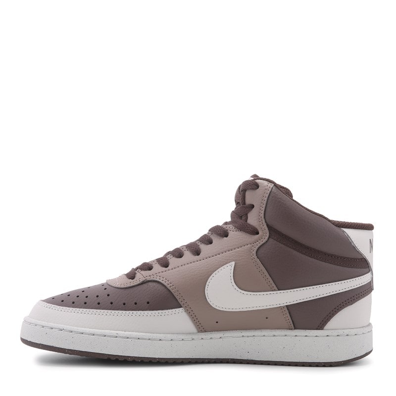 Men's Court Vision Mid Sneakers (Brown/Bone)