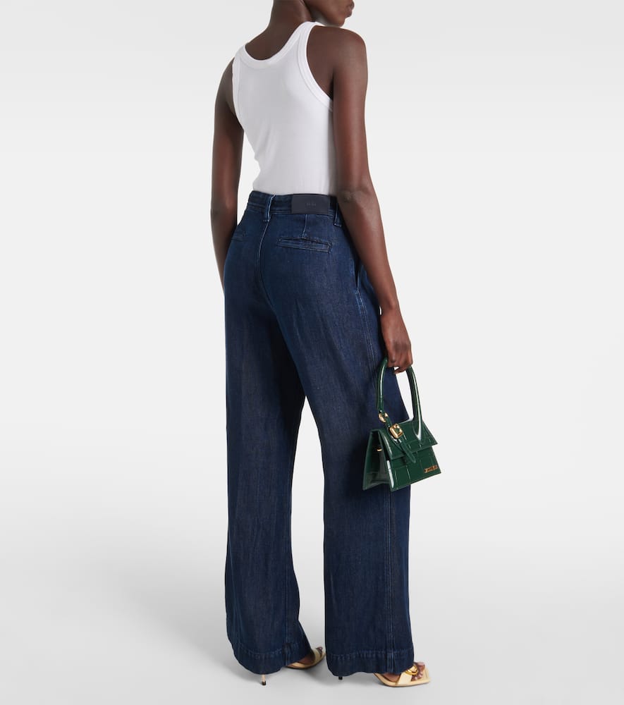 High-rise wide-leg jeans