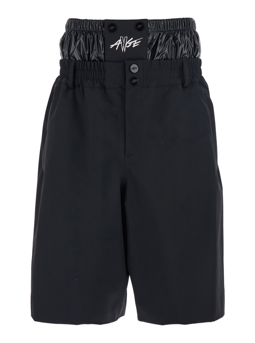 Moncler X A$ap Rocky Logo Print Technical Shorts