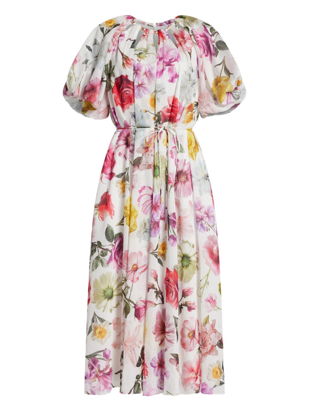 Aje Fleur midi dress - White