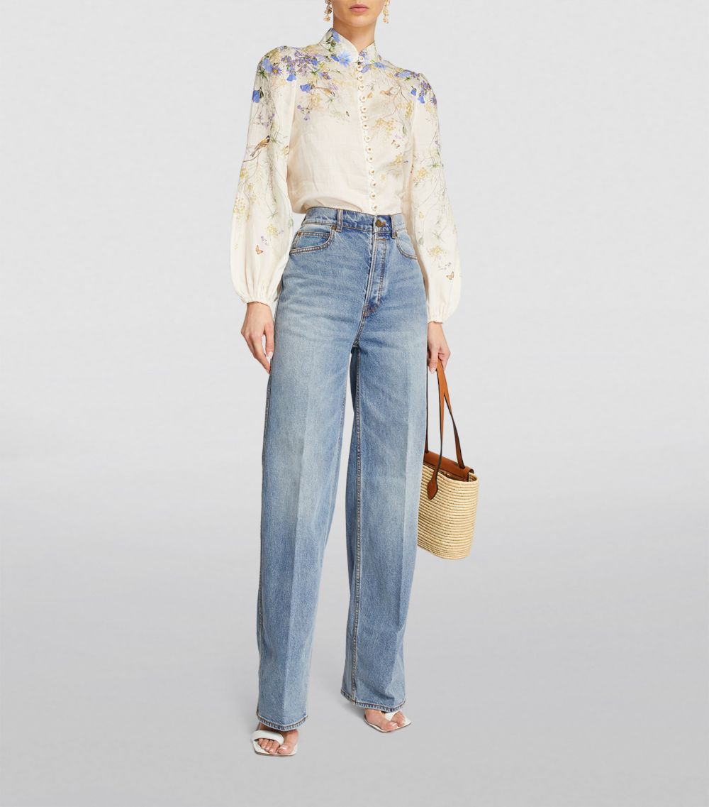 High-Rise Wide-Leg Jeans