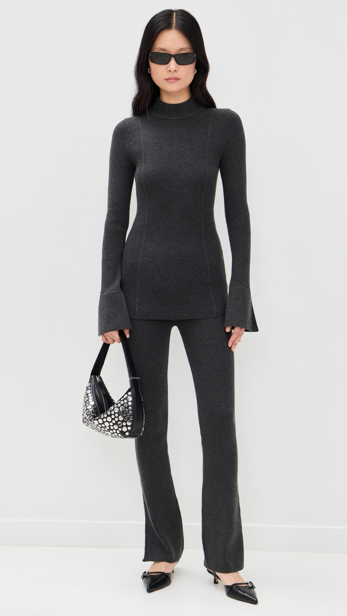 The Runway Top Charcoal