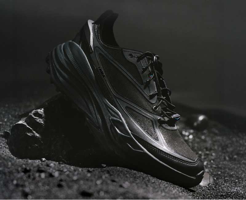 HOKA Stinson One7 + Dover Street Market Shoes in Black/Carbon Black