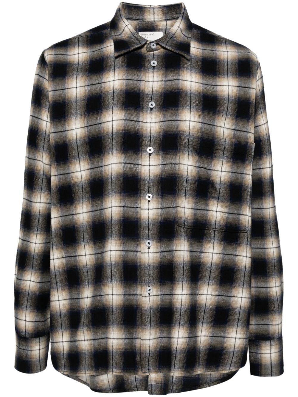 Square pocket shirt - Blue