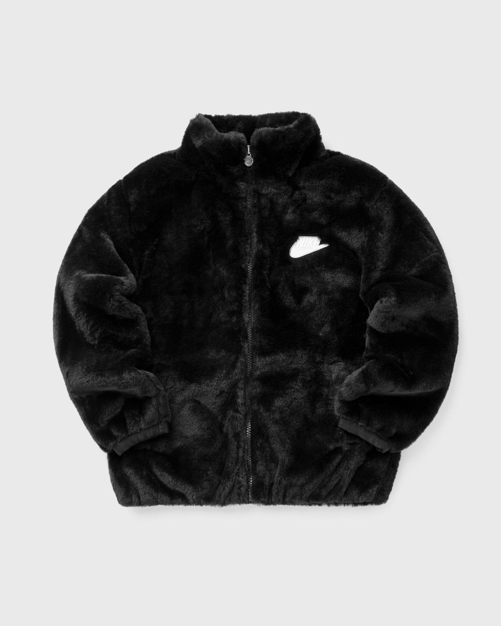 FAUX FUR JACKET black unisex Light Jackets now available at BSTN