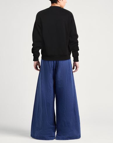 Man Sweatshirt Black Size M Cotton, Polyester