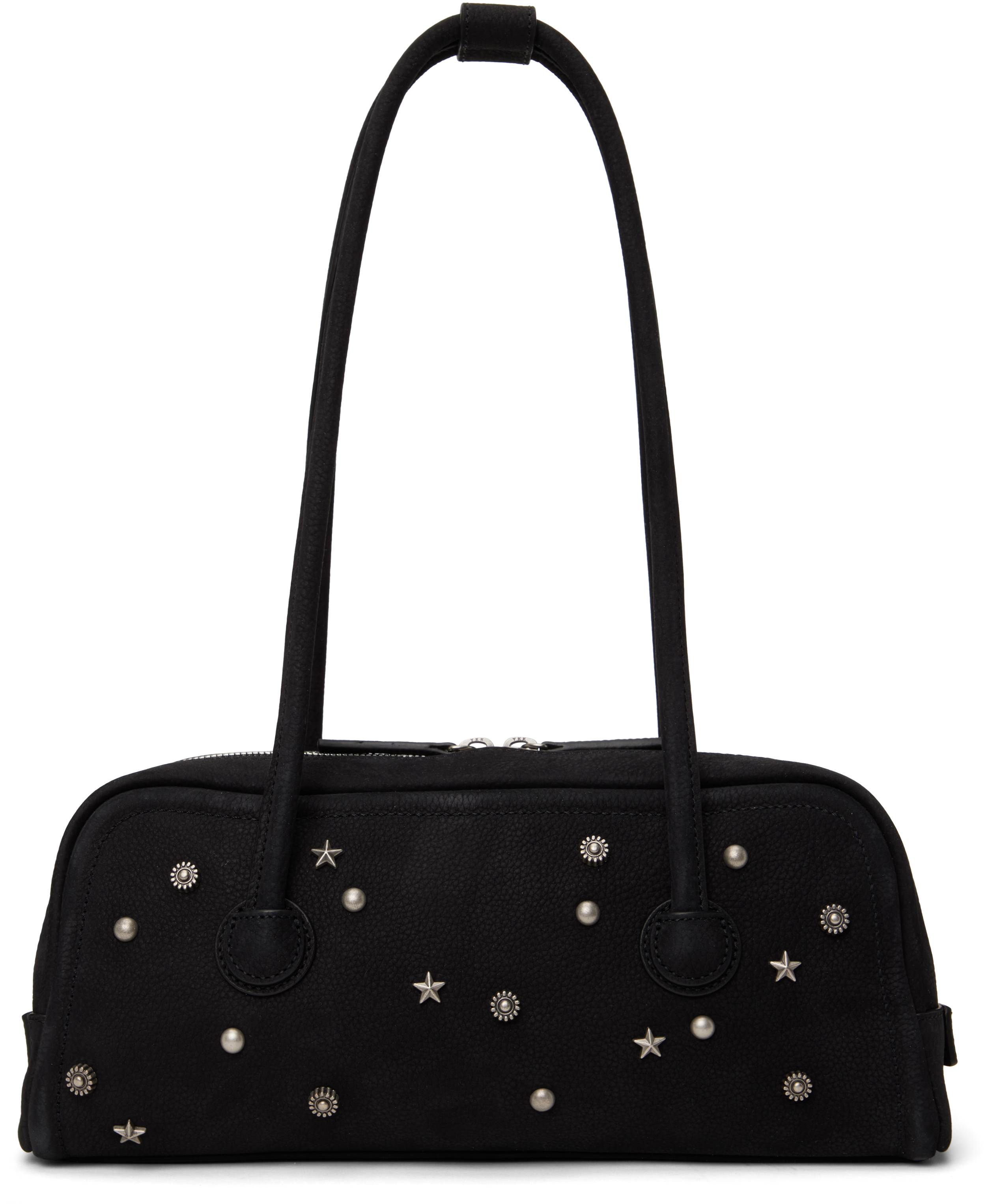 MARGESHERWOOD Black Soft Baguette Bag