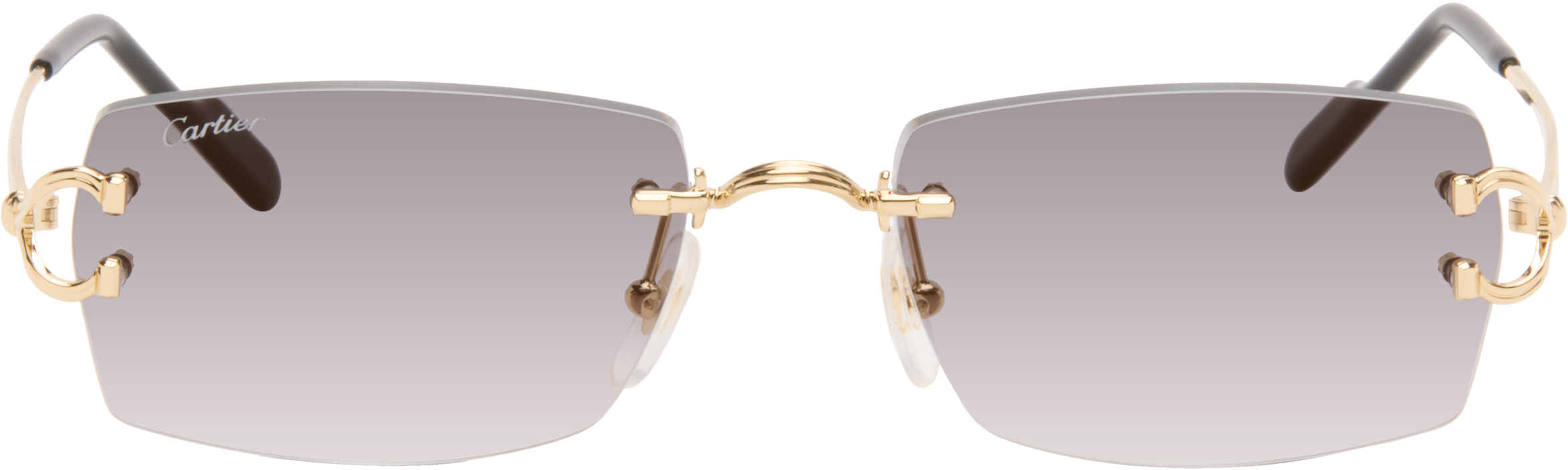 Gold Classic C Motif Sunglasses