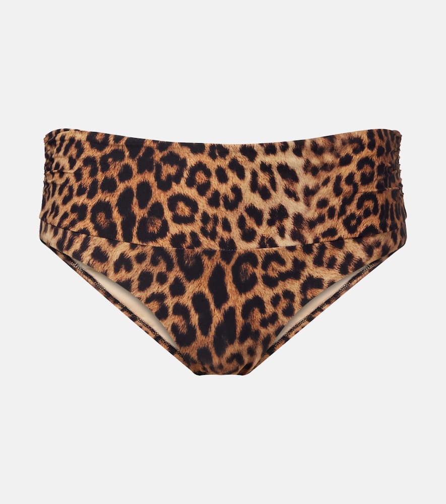 Bel Air leopard-print bikini bottoms