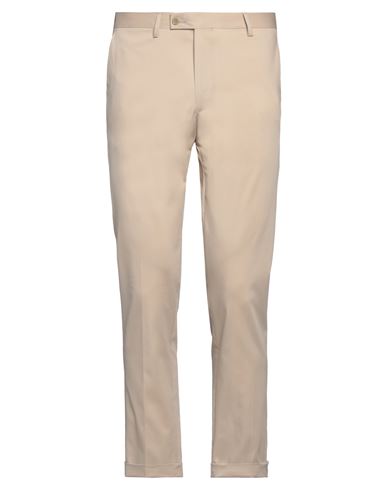 Man Pants Beige Size 34 Cotton, Polyester, Elastane