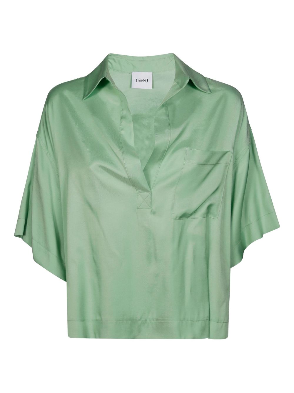 Nude twill shirt - Green