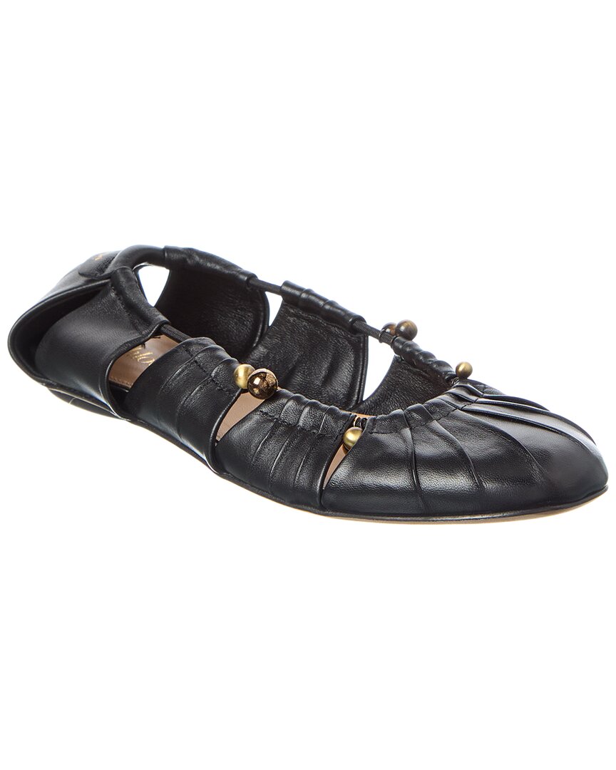 Luna Leather Ballerina Flat