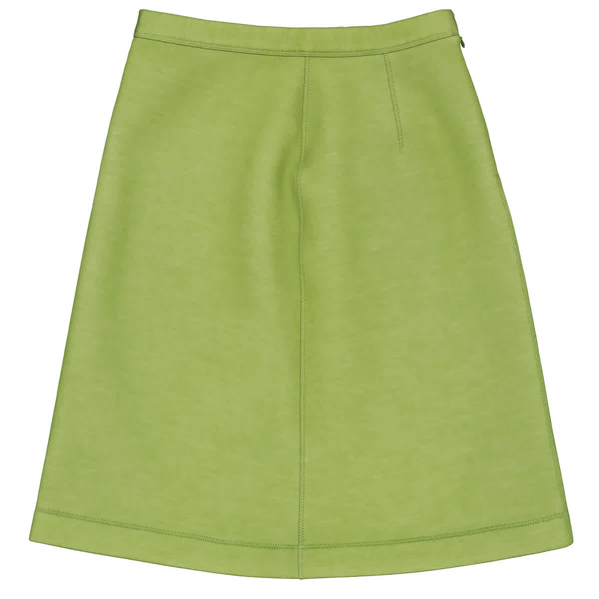 Cedar Green Double-faceed Neoprene A-line Skirt