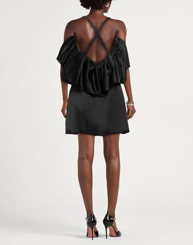 Woman Mini dress Black Size 6 Viscose
