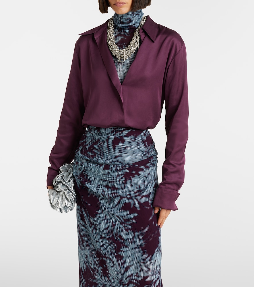 Celindra satin shirt