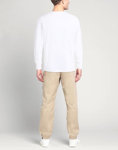 Man Sweater Ivory Size 36 Cotton