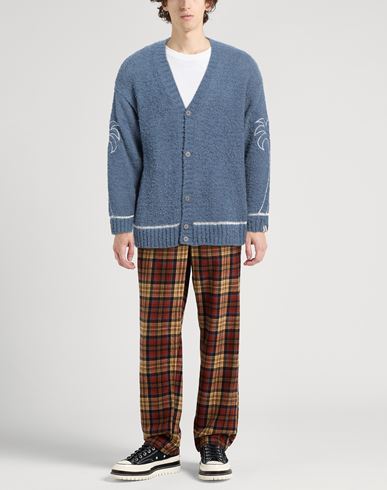 Man Cardigan Slate blue