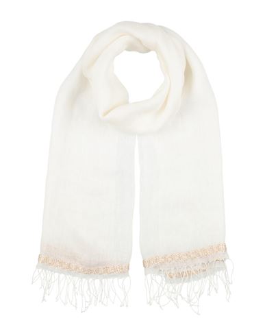 Woman Scarf Ivory Size
