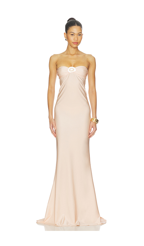 Shani Shemer Rose Maxi Dress in Pink. XS. Also in S
