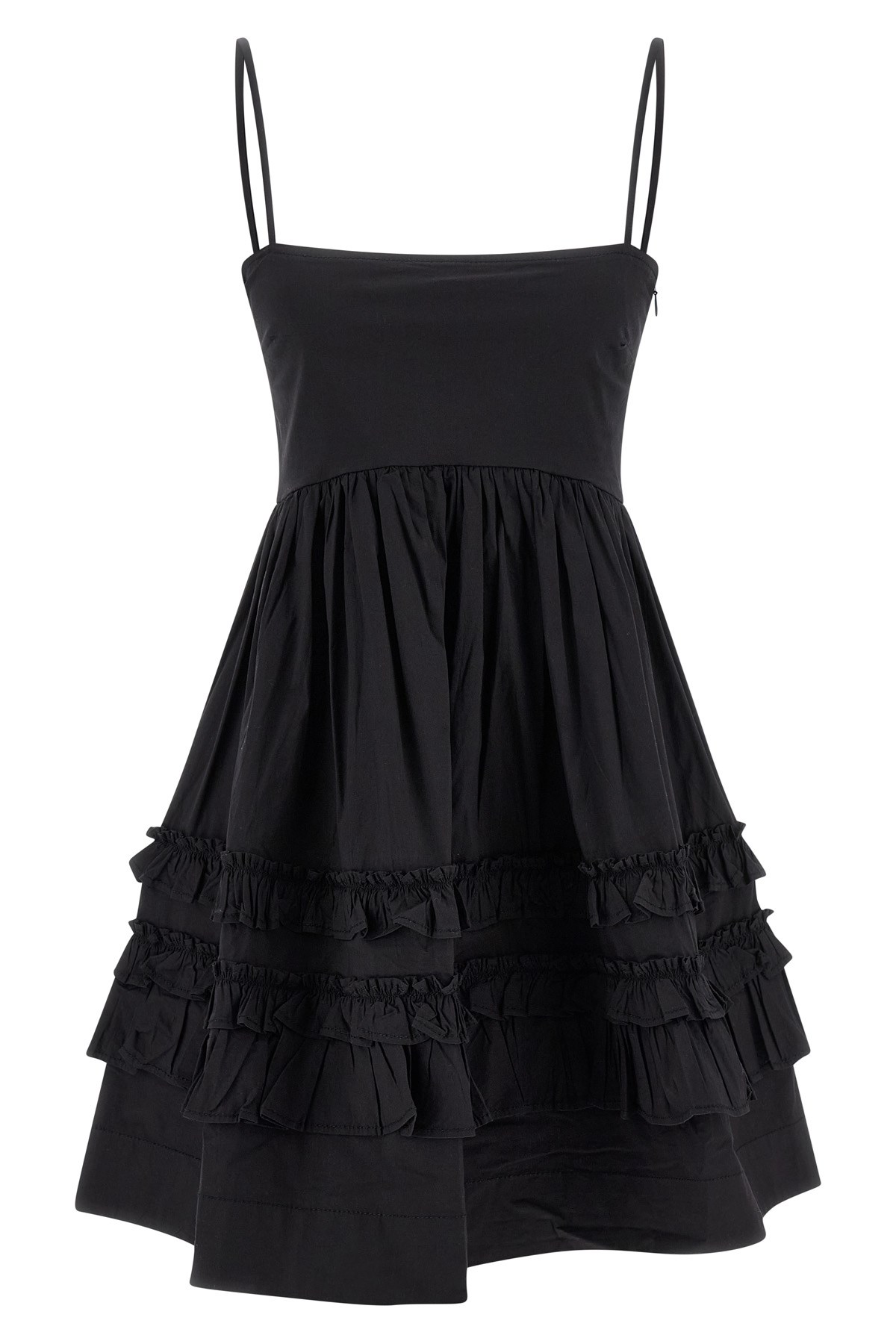 'Black Mini Frill' Dress