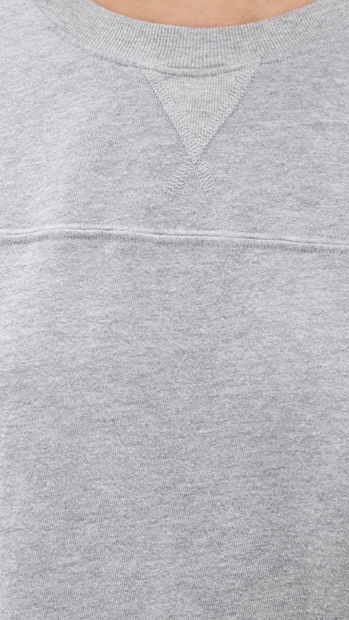 Varisty Sweatshirt Heather Grey Wh