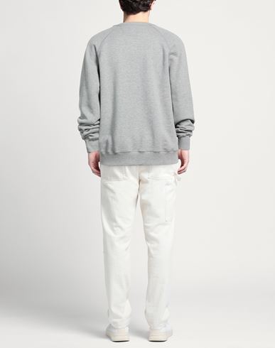 Man Sweatshirt Light grey Size XXL Cotton