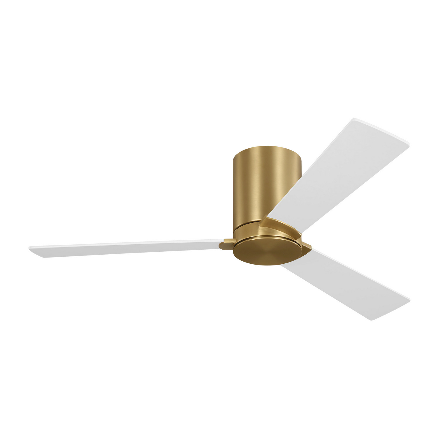 Burnished Brass 44" Ceiling Fan from the Rozzen 44 Hugger Collection
