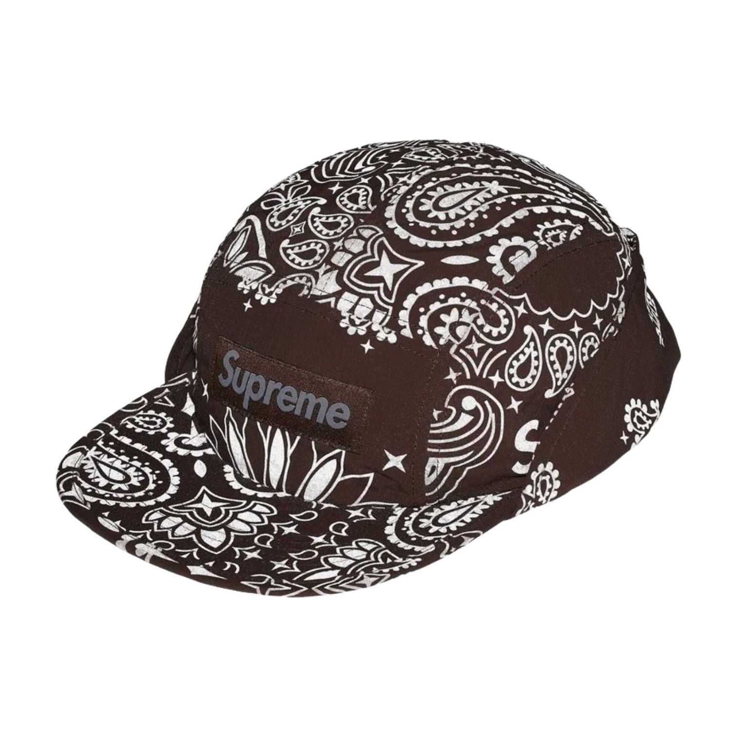 SS26 Reflective Bandana Sunshield Camp Cap 'Brown'
