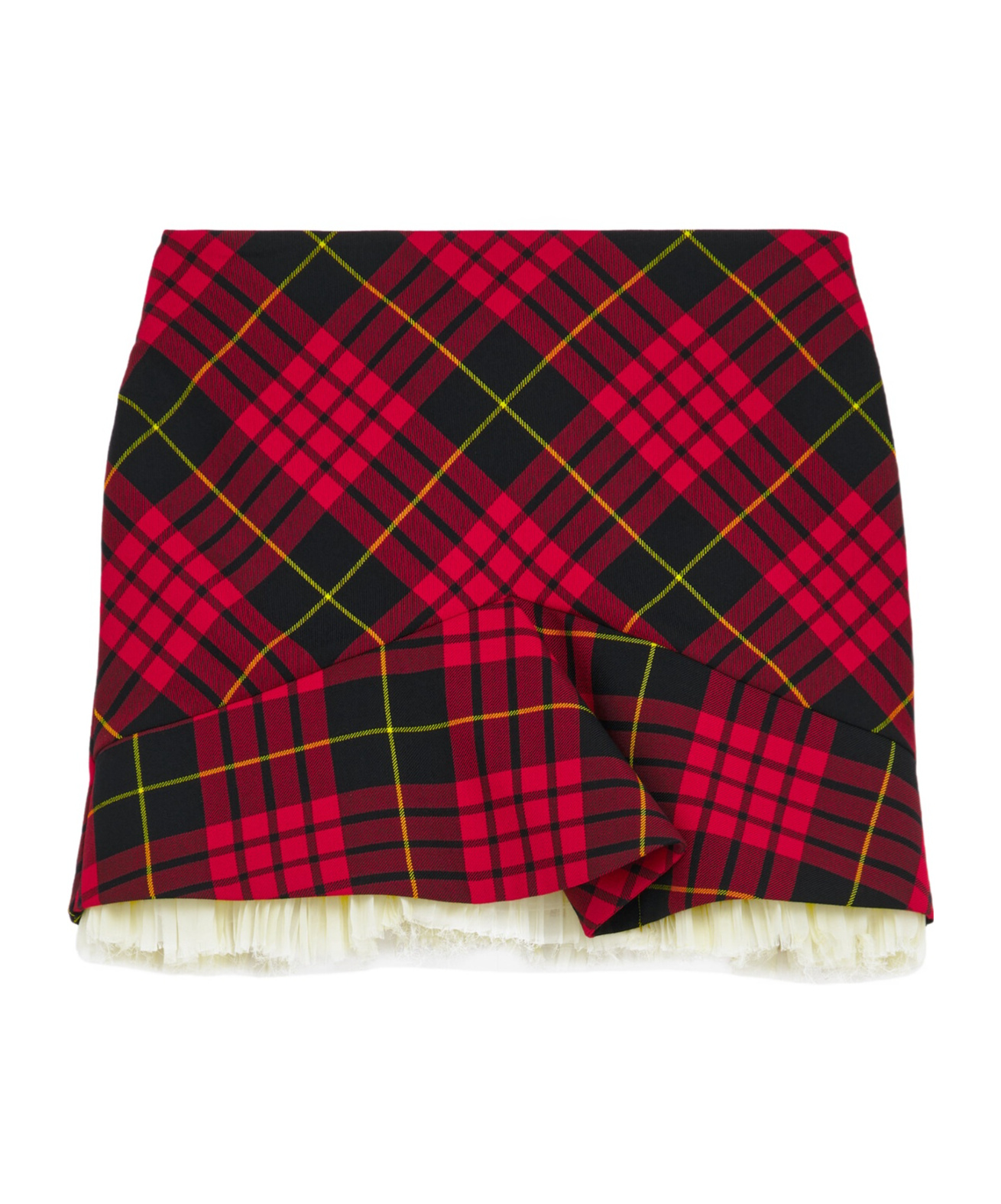 Tartan Kickback Mini Skirt