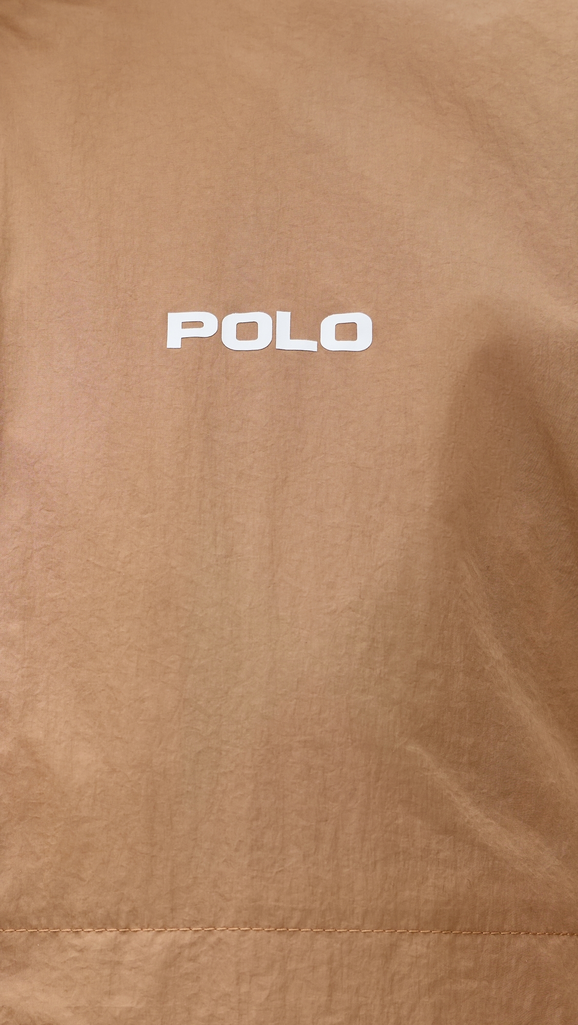 Nylon Windbreaker Jacket Cafe Tan