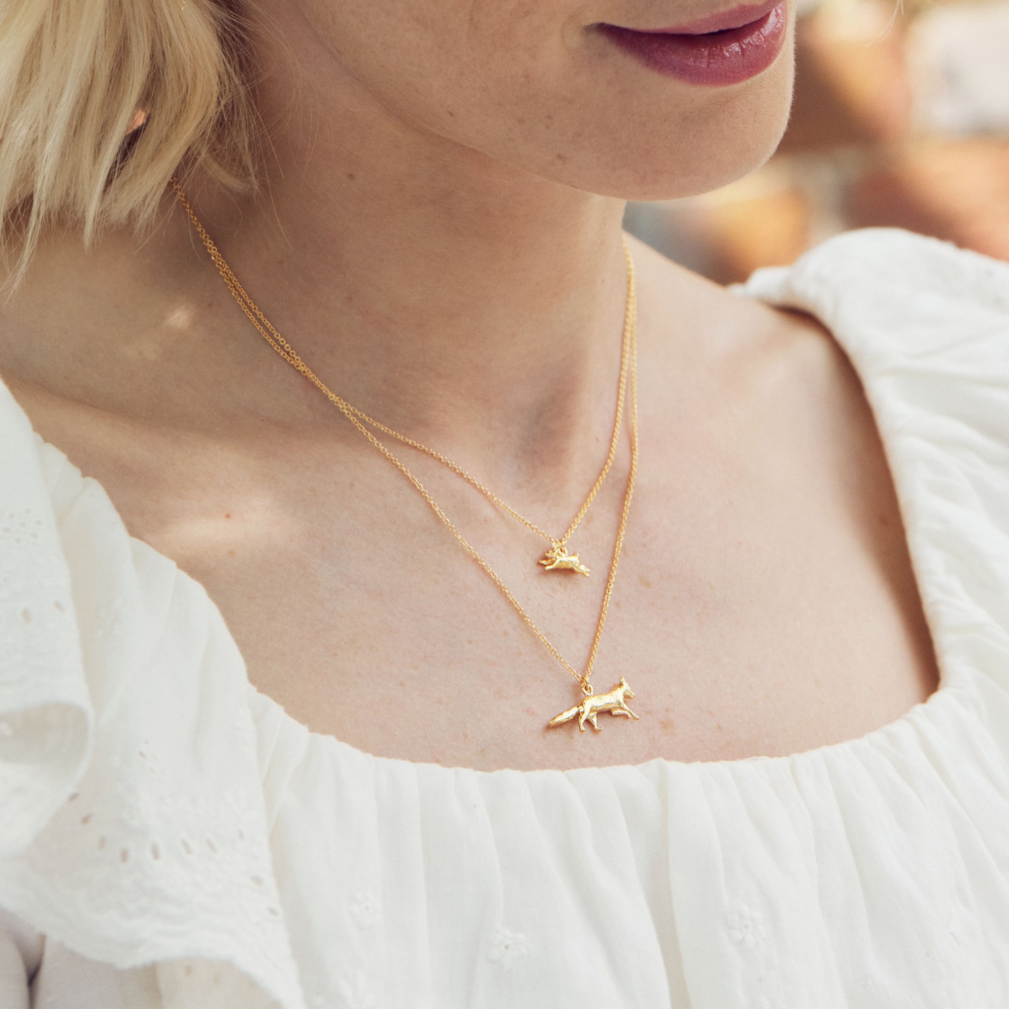 Prowling Fox Necklace by Jewellery