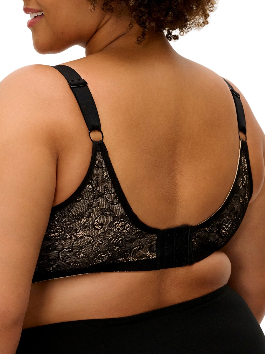 Goddess Womens Yvette Moulded Full Cup Bra - Black Polyamide - 46E