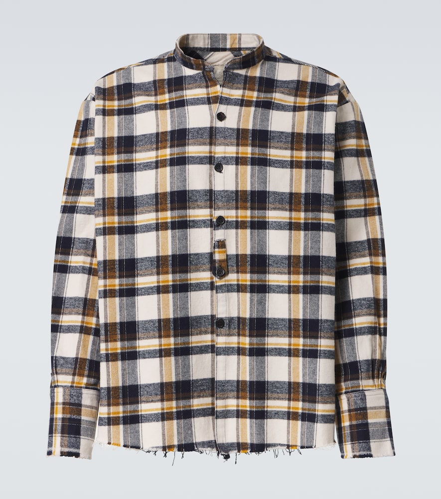 Plaid cotton shirt