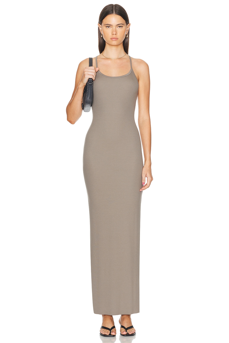 Eterne Tank Maxi Dress in Blush. - L also in